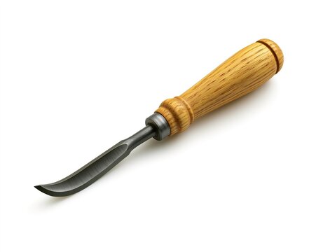 Woodworking Chisel with Wooden Handle