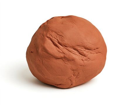 Terracotta Sphere with Cracked Surface