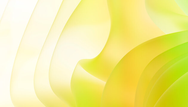 Abstract digital artwork with smooth flowing waves