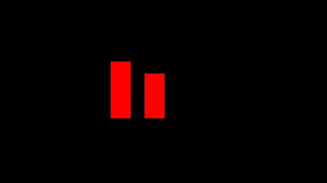 growth and decrease chart animation graphic arrow