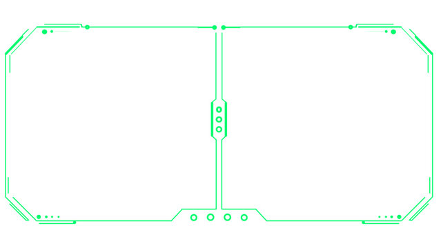 Mint split frame for digital interfaces