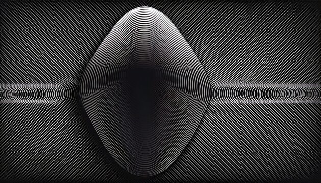 geometric halftone grid of black ovals with density gradient ideal for modern design tech themes and abstract backgrounds