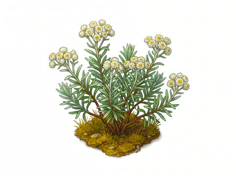 Tropical Anaphalis javanica
