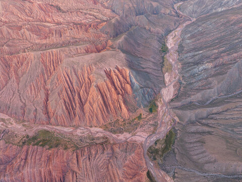 Eroded Andean Badlands