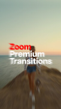 Premium Transitions Zoom 18 Variations VERTICAL &ndash; Dynamic Zoom In and Zoom Out Transitions, Fast Camera Motion and Smooth Scale Effects for Professional Video Editing