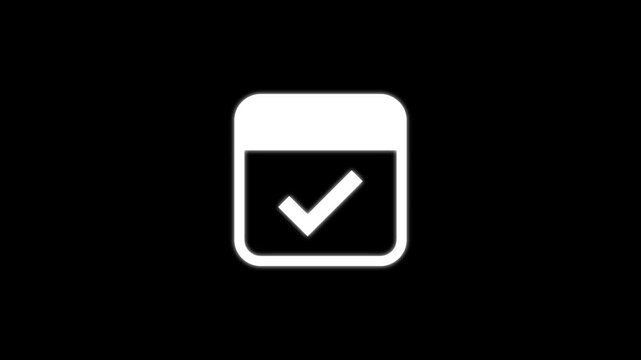 Web browser window with blue check mark icon representing website verification, approval, confirmation, successful validation, secure browsing, digital authentication, online services, and completion.
