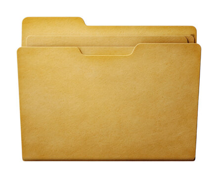 PNG Classic brown file folder icon.