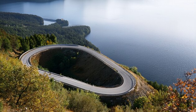 The S-curve from above, cutout