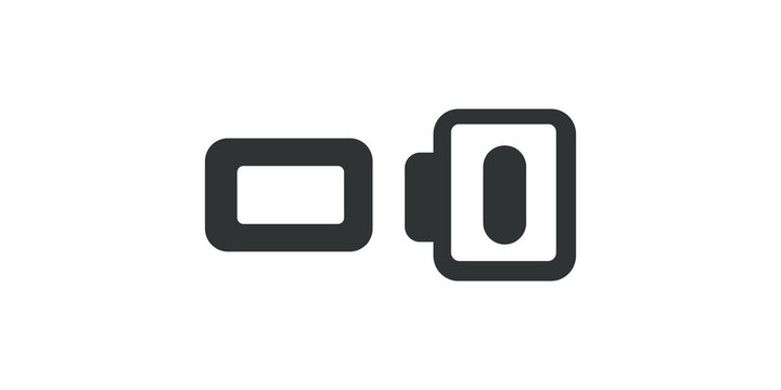 Minimalist digital camera icon for photography and video recording.