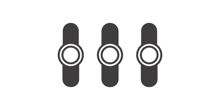 Control panel vertical slider buttons for audio and interface adjustment.