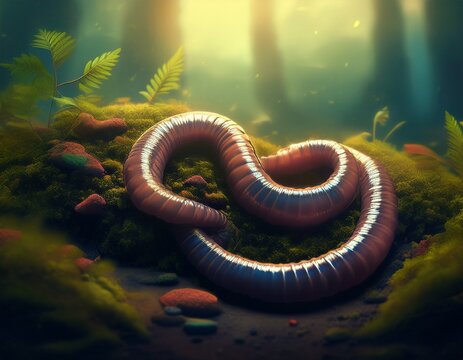 earthworm animal worm natural growth