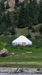 tent in the forest © Vasily.Ryabov