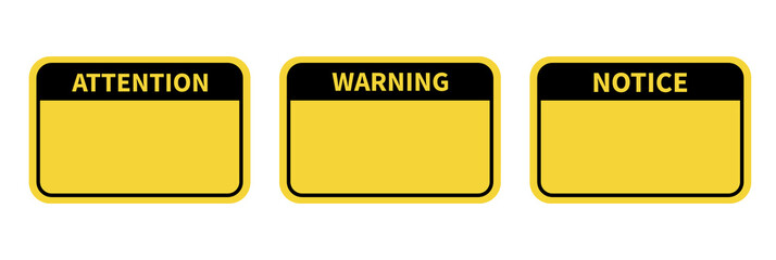 Fototapeta premium set of sign
