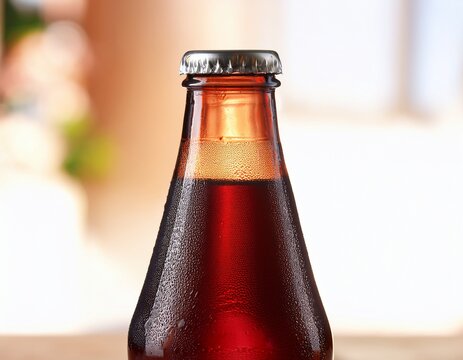 pepsi cola soft drink in glass bottle