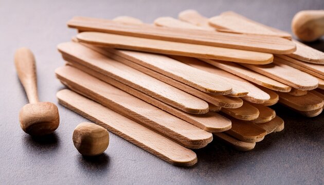 ice cream wooden sticks