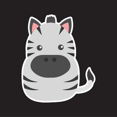 Zebra-Sticker © nabil