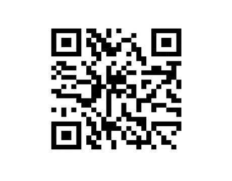 qr code on transparent background