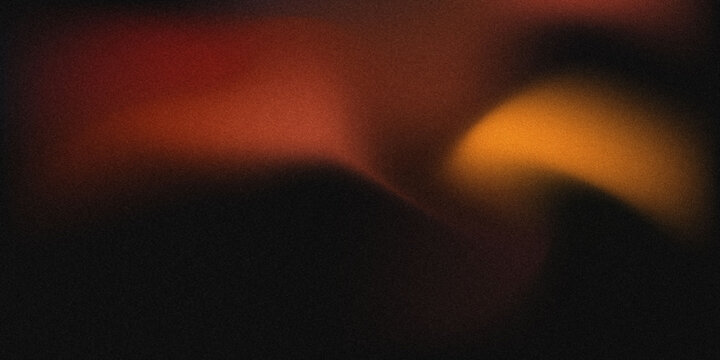 Abstract dark background with glowing red and orange light, soft blurred gradient waves, cinematic atmospheric texture, warm neon illumination, modern digital technology backdrop and elegant copy spac
