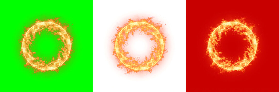 High-contrast glowing ring texture with fiery gradient effects ideal for dynamic backgrounds, overlays, and futuristic graphic design projects enhancing visual impact.