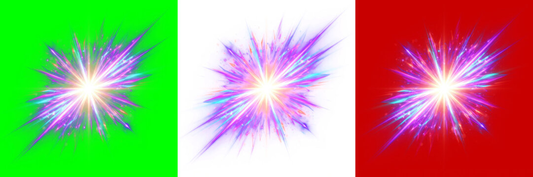 Vibrant starburst light effect featuring high-contrast rays and bright center ideal for backgrounds, overlays, logos, and dynamic digital media designs.