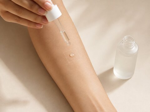 Serum patch test