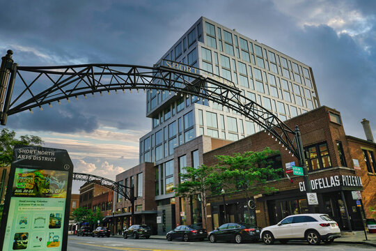 Arch for The Short North Arts District home of the gallery hop near downtown Columbus Ohio USA 2026