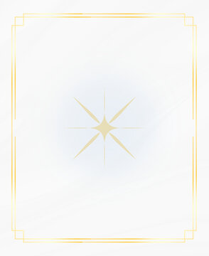 Estrella Celestial y Oro &mdash; Plantilla Vers&aacute;til (Invitaci&oacute;n / L&aacute;mina Decorativa)