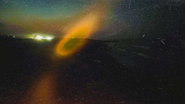 A blurry image of a bright orange object, suitable for use in illustrations or as a design element