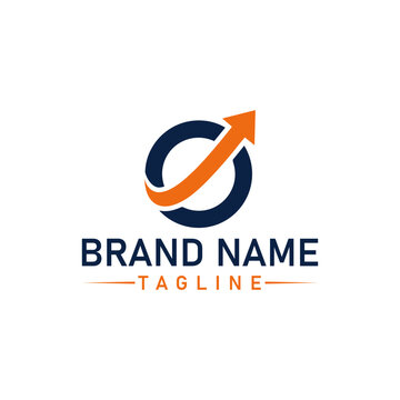 Modern abstract arrow logo design with dynamic style