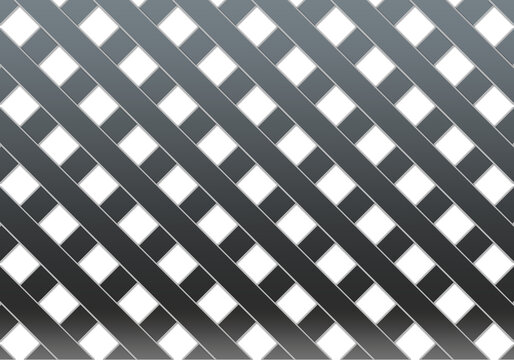 Patr&oacute;n abstracto de red diagonal con l&iacute;neas grises y rombos blancos