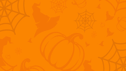 Seamless halloween background pattern with pumpkins and spider webs halloween background seamless spiderweb celebration wallpaper decoration repetitive illustration wrapping invitation © IsratJahan
