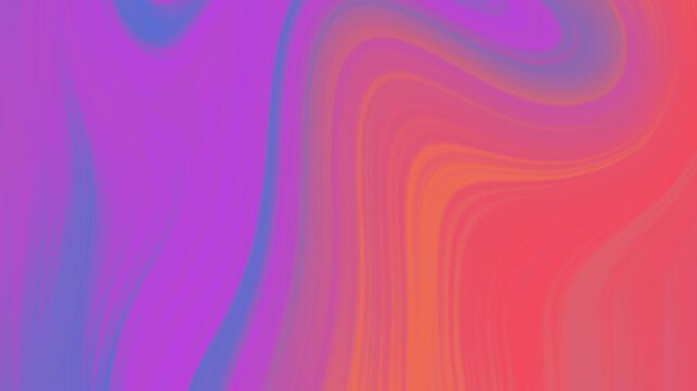 Abstract liquid motion background featuring vibrant gradient colors of purple pink and orange flowing in wavy patterns for dynamic digital content and visual art.