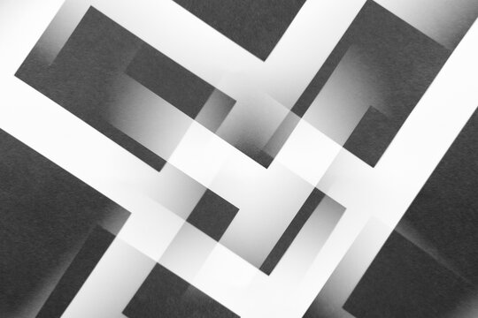 Abstract Dark Grey Geometric Overlay Pattern Modern Background