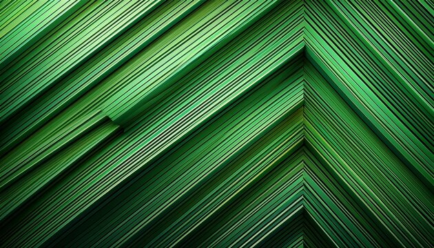 abstract green lines forming an angled striped pattern