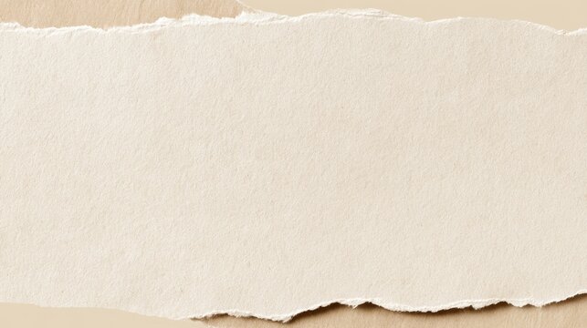 Layered torn paper cream background with soft texture for minimalist invitation, card, poster and craft design layout