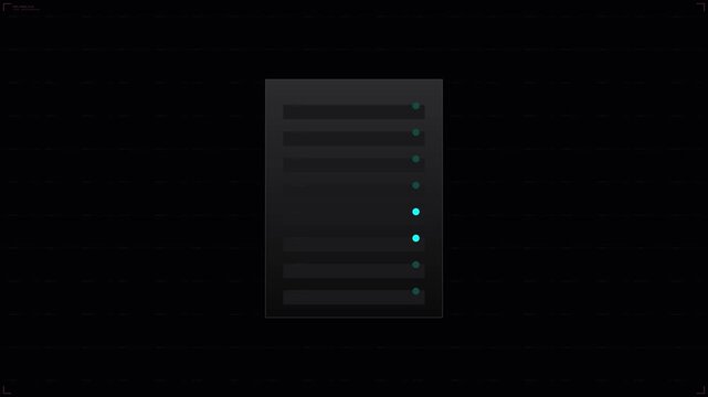 Digital server rack flashing system compromised security alert