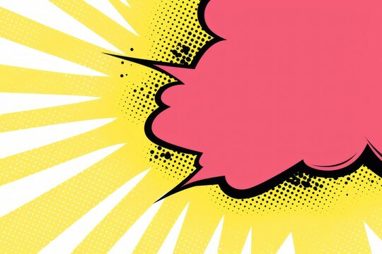 Speech bubble backgrounds creativity exploding.