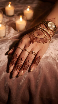 brown leather glove