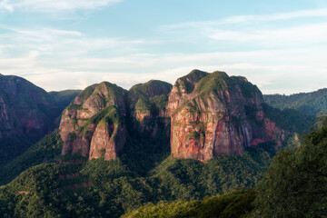 Fototapeta premium Serrania del Aguarague National Park mountain landscape Bolivia 2024