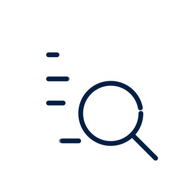 Minimal Document Search Line Icon Animation