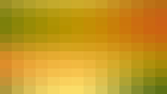 Warm yellow and green pixelated mosaic background with a grid of colorful geometric squares, perfect for tech presentations, digital backdrop designs, website headers, and creative banners.