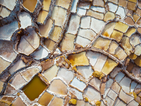 Salineras de Maras salt evaporation ponds in Peru 2025