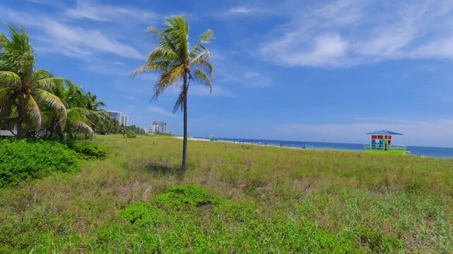 street view of Pompano Beach, Florida with city