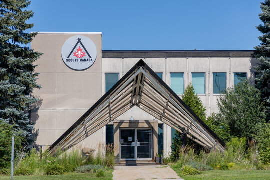 Ottawa, Canada - July 30, 2026: Scouts Canada national headquarters building in Ottawa