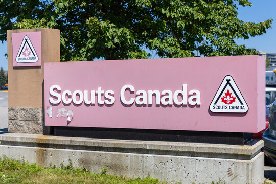 Ottawa, Canada - July 30, 2026: Scouts Canada sign in Ottawa