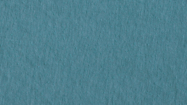 Blue fabric canvas texture background. Soft turquoise velour texture for design.