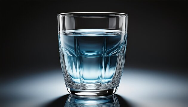 glass of water isolated transparent