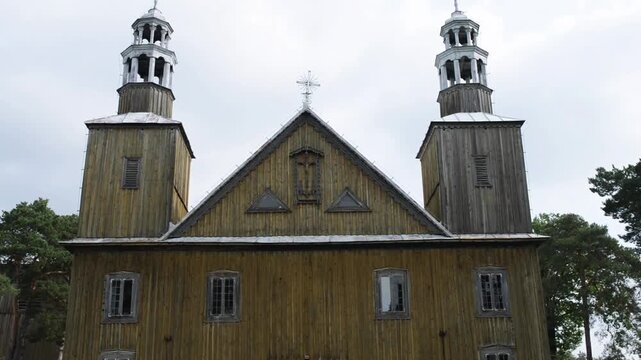 Wooden church St. Anne in Lyse, Poland