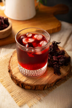 Hibiscus cooler. In Mexico, known as Agua de Jamaica, an infusion made from the hibiscus flower (Hibiscus sabdariffa), which is said to have multiple health benefits. It can be enjoyed hot or cold.