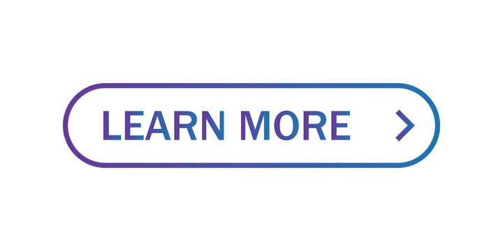 Learn more button with blue and purple gradient outline on a rounded rectangle shape